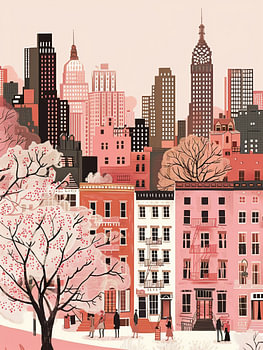 Frühling in New York City