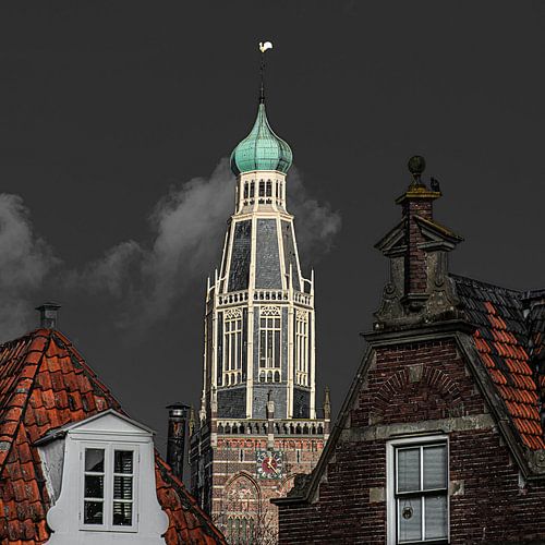 Der Lange Jan von Enkhuizen im Sonnenlicht von Harrie Muis