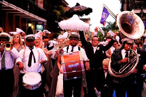 Street band in New Orleans (USA)