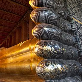Liggende Boeddha in Bangkok.