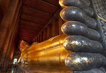 Liggende Boeddha in Bangkok.