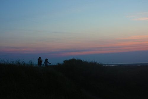 Spelen in de duinen