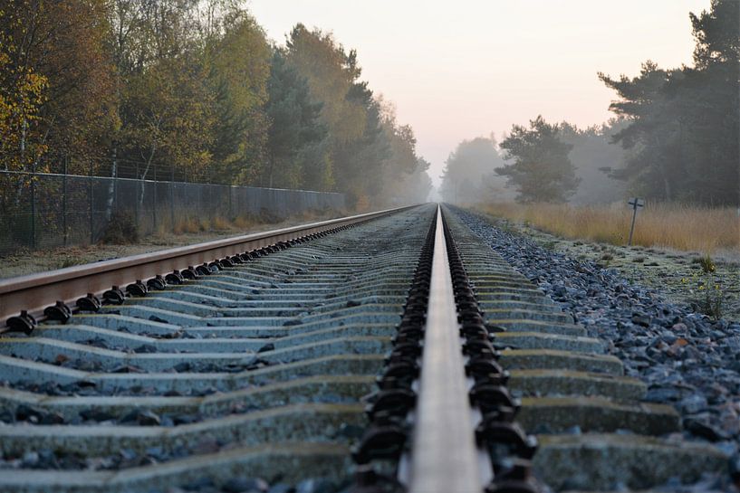 Treinrails von Wouter Bakker