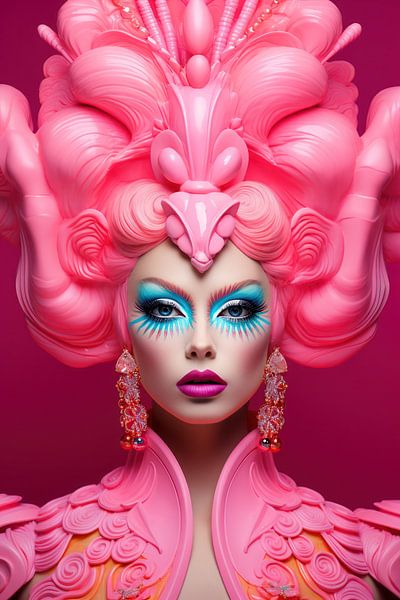 Pink Spirit 2 - inspiriert von BARBIE von Marianne Ottemann - OTTI