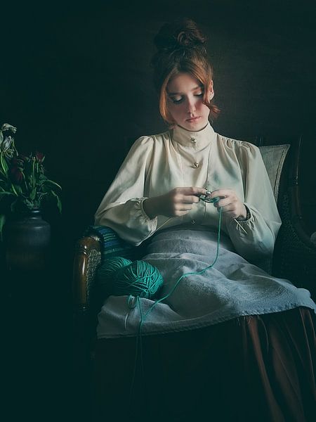 Die schöne Dame in der Stille von maram Alsalahi