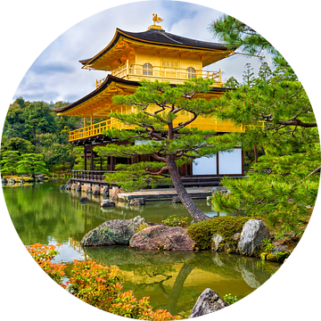 Gouden Paviljoen - Kinkaku Ji - in Kyoto ,  Japan van Chihong