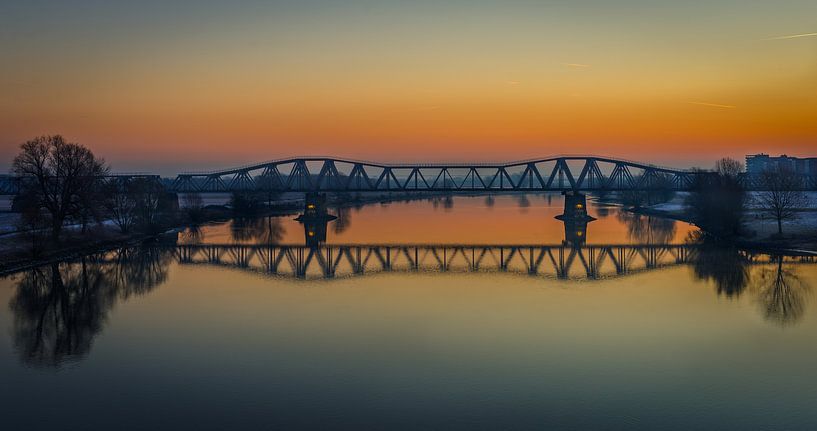 Eisenbahnbrücke Hedel von Boris de Weijer