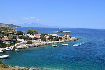 Aussichtspunkt auf der griechischen Insel Zakynthos von Esther
