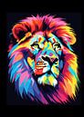 Lion Pop Art par MIROKKU Aperçu