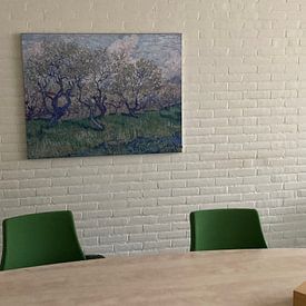 Klantfoto: Boomgaard in Bloesem, Vincent van Gogh, als artframe