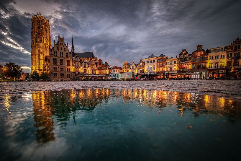 Mechelen by night by Jim De Sitter