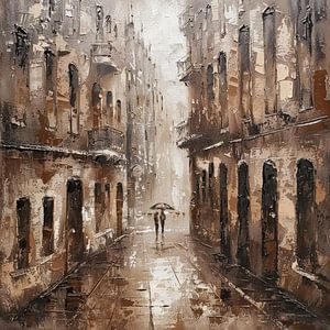 Marche sur la pluie