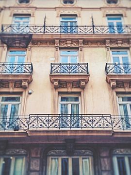 Balkonnetjes in valencia van Niek Traas