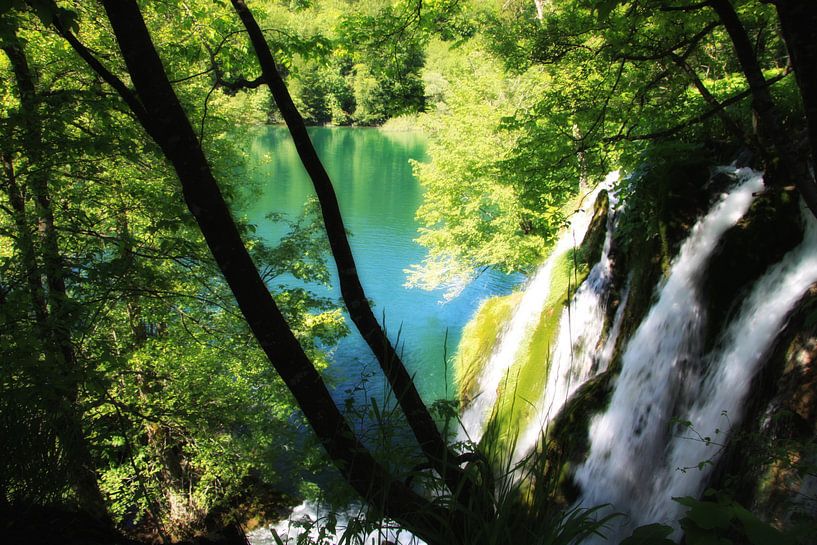 Wasserfälle im Nationalpark Plitvicer Seen, Kroatien par Renate Knapp