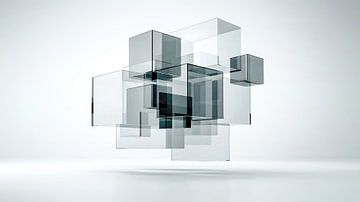 Vooruitziende transparantie - eigentijdse structuren van Klaus Tesching - Art-AI