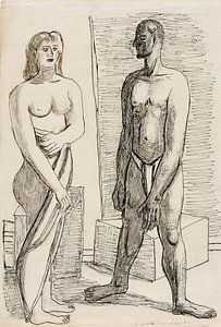 Max Beckmann - Modelle (1947)