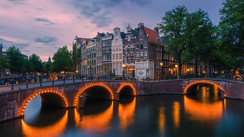 Een avond in Amsterdam van Henk Meijer Photography