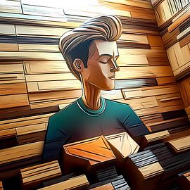 De houten ziel: gefragmenteerde harmonie van Vythryd Arts