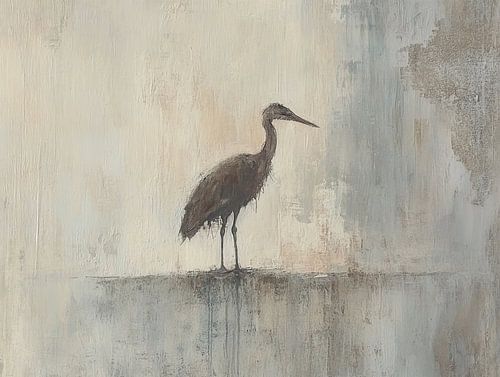 Egret | Egrettes en tons de terre