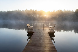 Misty Morning, Finnland von Yanuschka | Fotografie Noordwijk