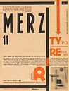 KURT SCHWITTERS, Merz 11. Typoreklame, 1924 van Atelier Liesjes thumbnail