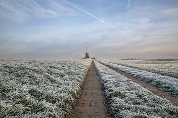 Magical sunrise at the windmill! van Robert Kok