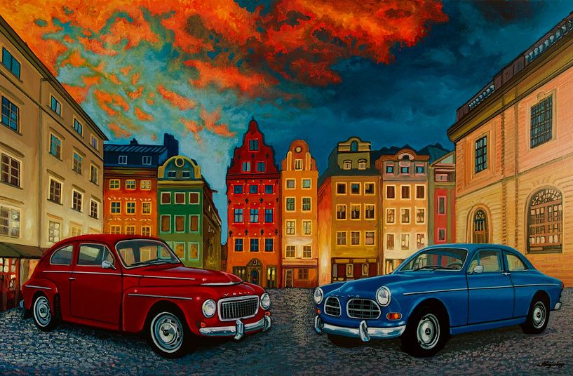 Volvo Cars in Vibrant Stockholm by Paul Meijering