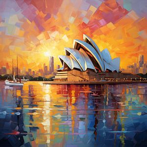 Sydney Opera House artistiek van The Xclusive Art