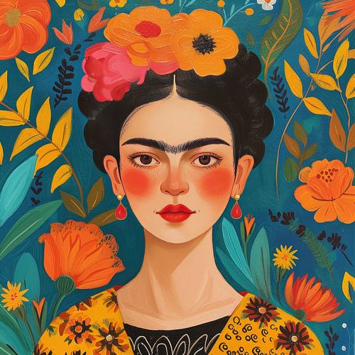 Frida poster kunstdruk