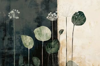 Abstrakte Botanik im japanischen Stil