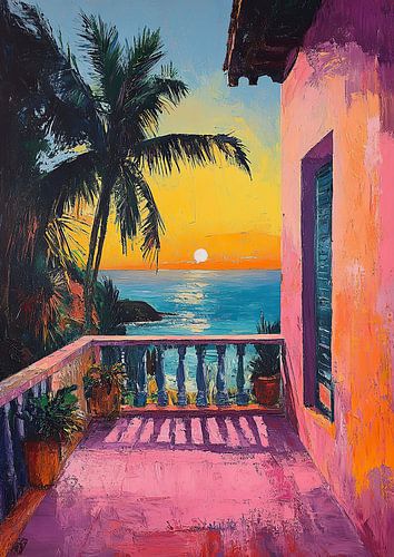 Matisse geïnspireerd Middellandse Zee Zeezicht Fauvisme