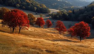 Buntes Herbstpanorama