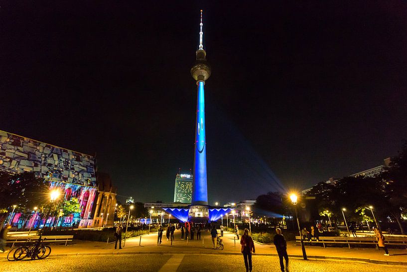 Fernsehturm Berlin - in besonderer Beleuchtung von Frank Herrmann