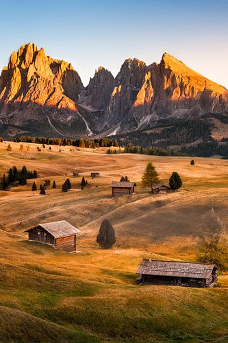 Alpe de Siusi dans les Dolomites sur Voss photographie