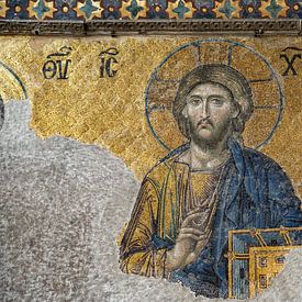 Jezus Christus als Pantokrator van Peter Schickert