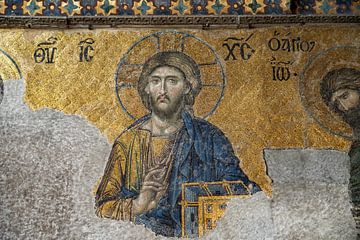 Jesus Christ as Pantocrator by Peter Schickert