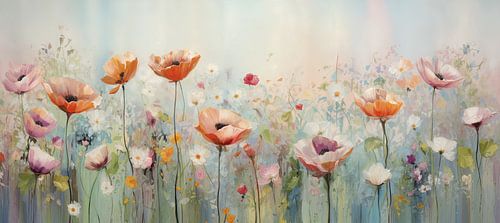 Bloemen Schilderij van De Mooiste Kunst