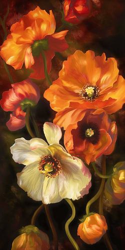 Mélodie des fleurs rouges