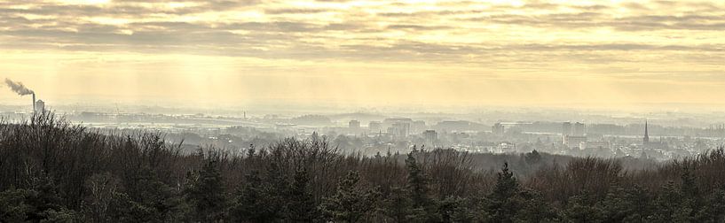 Panoramic photo from Emmapiramide Velp, municipality of Rheden by Peter