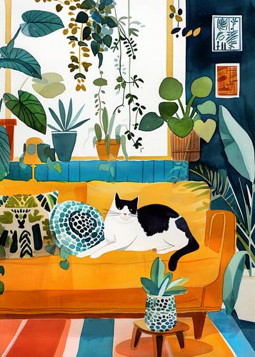 Slapende kat #kat #kattenleven