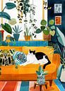Sleeping cat #cat #catlife by JBJart Justyna Jaszke thumbnail