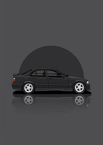 Art Car 1997 BMW M3 E36 black