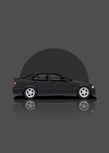 Art Car 1997 BMW M3 E36 black