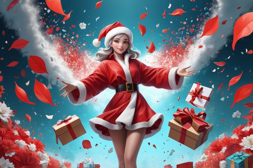 kerstman vrouwen van hisam colours