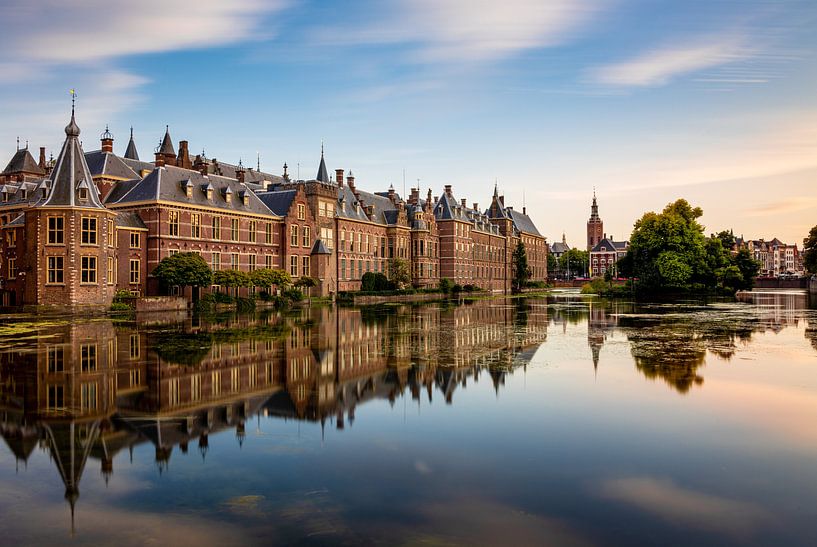 Binnenhof et Hofvijver, La Haye, Pays-Bas par Adelheid Smitt