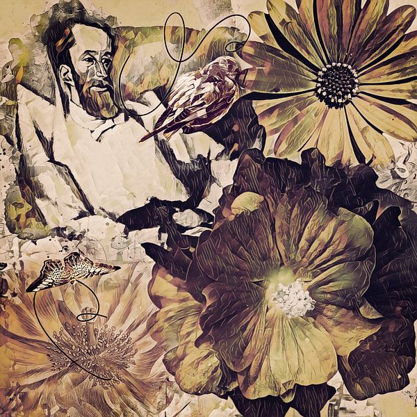 Unter einer Blumendecke von Helga Blanke