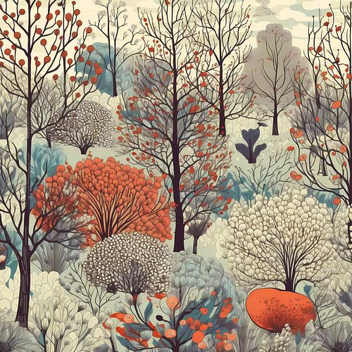 abstracte unieke bomen