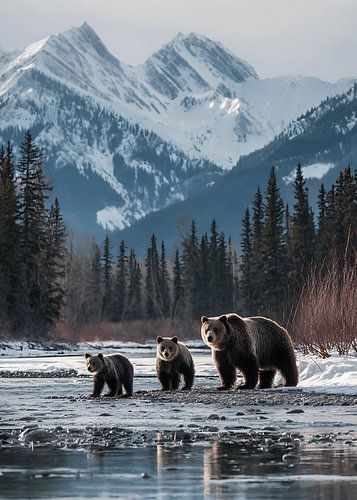 Grizzlybären in der Wildnis von HyggeHavn