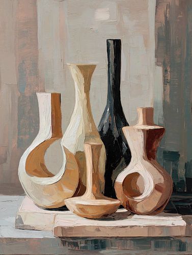 Nature morte en tons de terre sur Cats & Dotz