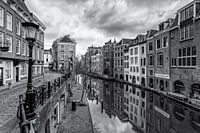 UTRECHT - OUDEGRACHT & LICHTE GAARD - B&W-2